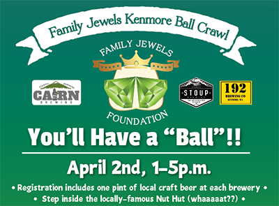 promotional poster for Ball Crawl event