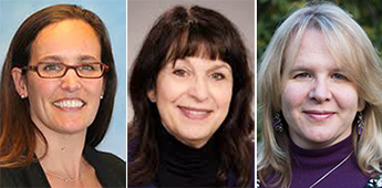 pictures of Andrea Hartzler, Janice Sabin and Wanda Pratt