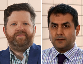 pictures of Patrick Boyle and Dr. Nazem Akoum