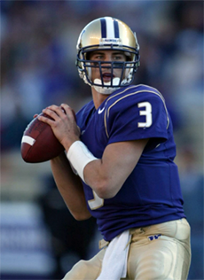 picture of UW Husky Cody Pickett in Apple Cup game