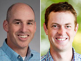 pictures of David Evans and Toby Keys