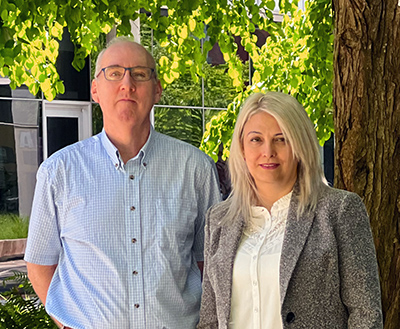 Biology of aging researchers Raftery and Salimi