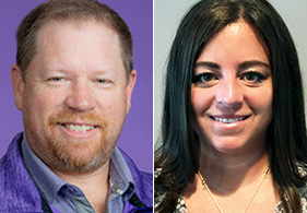 pictures of Mike Dillon and Dr. Lauren Paladino