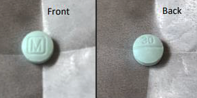 picture of illicit fentanyl pills