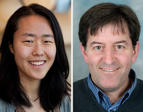 pictures of Jennifer Liu and Dr. Thomas Rea