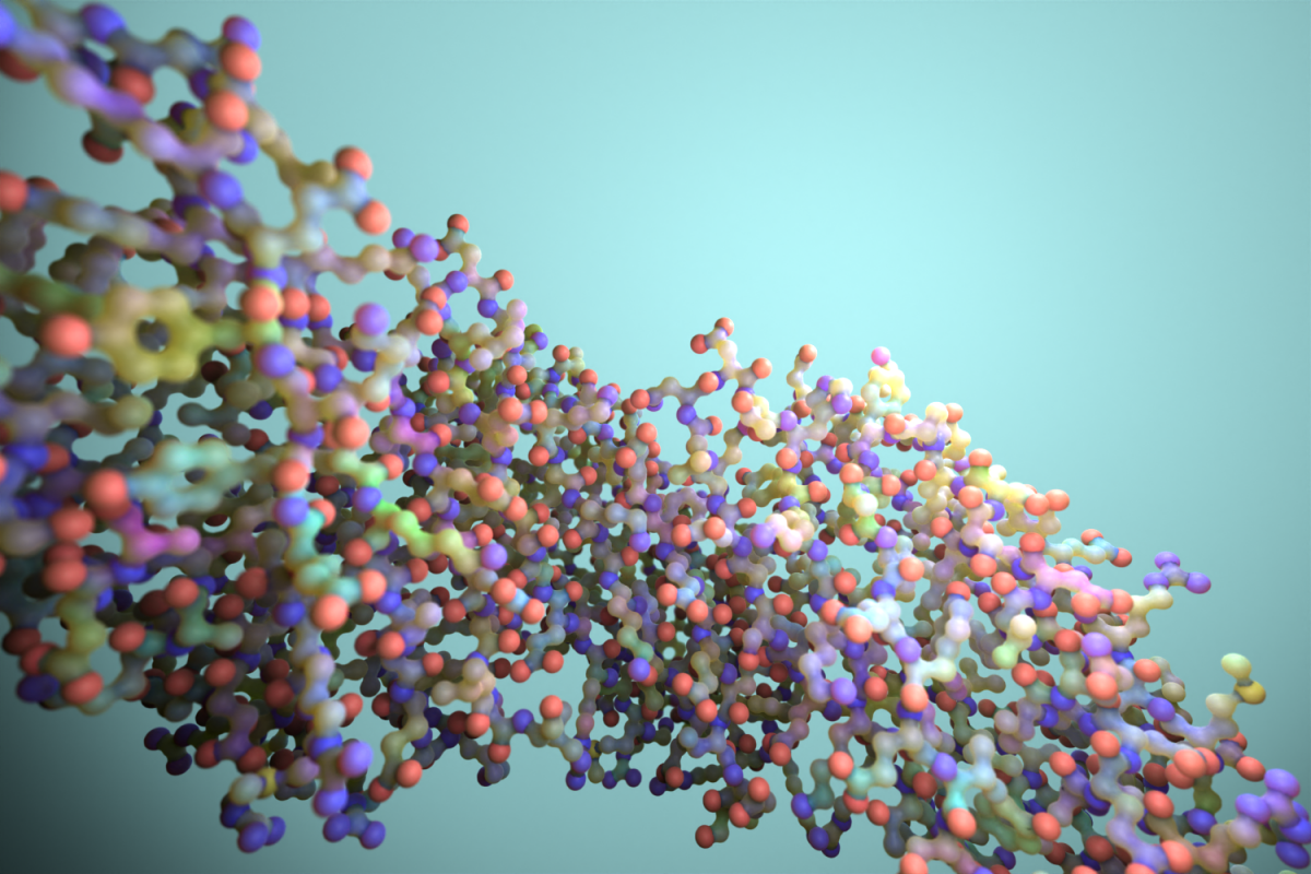 Detail of protein designed with ProteinMPNN