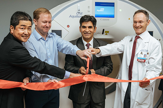 picture of people at ribbon-cutting ceremony at Harborview Medical Center
