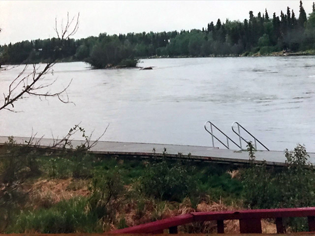 Fishing dock Kenai River