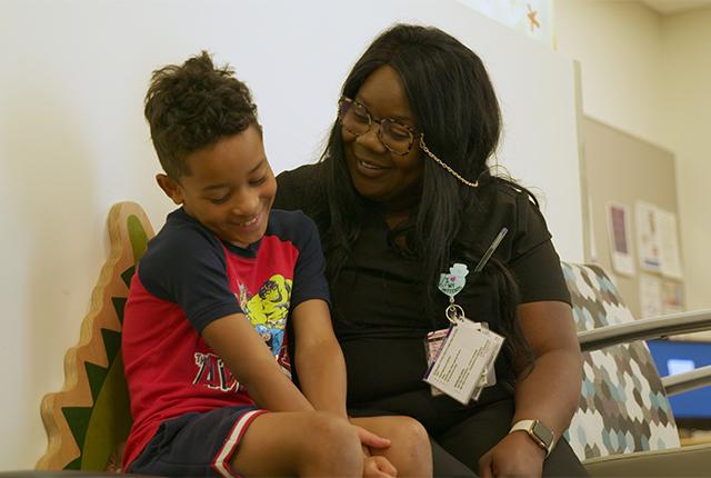 Shatoya Banks with her son, Isaiah.