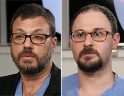 Zachary Steinberg and Dmitry Levin at UW Medical Center